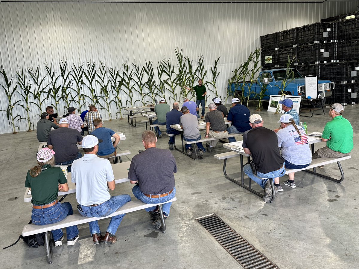 GavinRKenney's tweet photo. Another Friday spent with the local @PioneerSeeds sales team learning products, to place them accurately on your operation. 

Also got to compare Pioneer Reduced Stature Corn compared to some of our leading hybrids!  @Growit_Keller @shoff95 https://t.co/NrSeG0aoNy