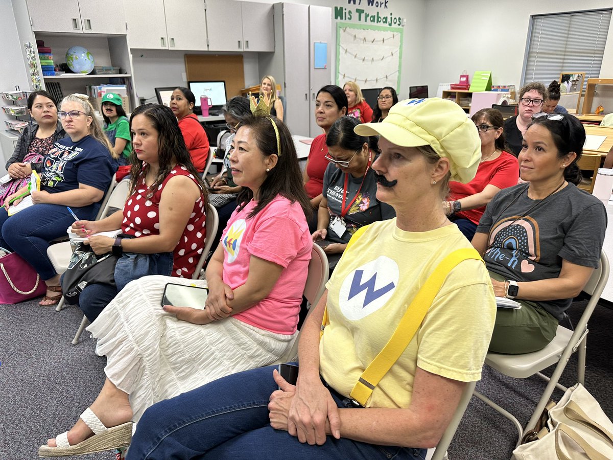 Leveling up with PISD early childhood! <a href="/KristenMeharra/">Kristen Meharra</a> #LevelUpPlanoISD #planolearns