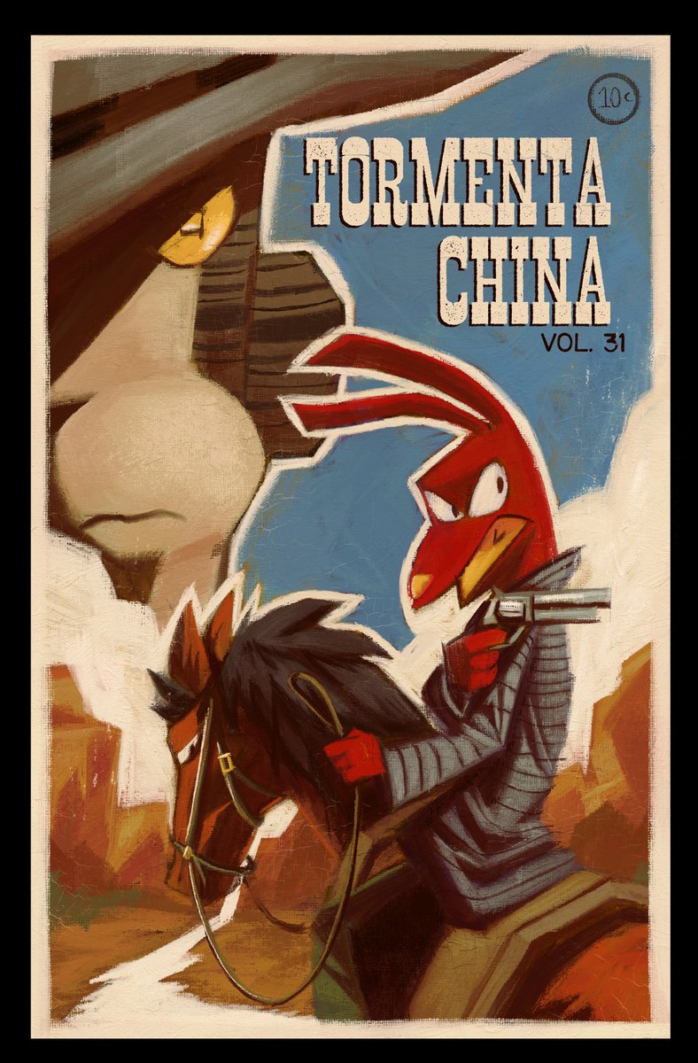 Una portada tipo western que tenia en mente desde hace ya rato 
#31minutos
