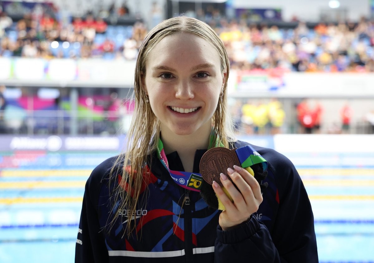 ScottishSwim's tweet photo. Scottish Swimmers help guide GB to fantastic Friday at #Manchester2023 💙

What an evening of racing we have had, with three Scottish athletes taking home medals 🥇🥈🥉✅

Read our round-up 👉https://t.co/ZeB3rfuaMn

#ThePlaceForGreatness https://t.co/JaXaeuQs9p