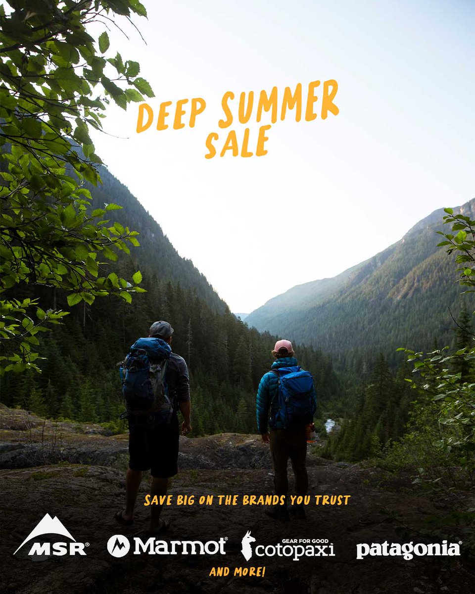 WildRockPtbo's tweet photo. We are now in the deep stages of summer. We'd argue that it's the best time to Go Out and Play. No bugs, less humidity and clear skies. For a limited time, save up to 50% on in-stock camping gear, paddling gear, cycling, footwear and outerwear!

https://t.co/ejoeoVcKfU https://t.co/QyFHupcE1P