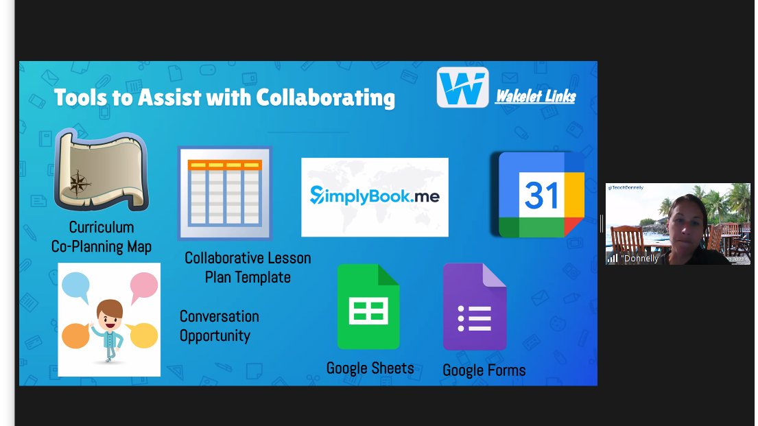 DrTLovesBooks's tweet photo. I appreciate that Abigail Donnelly is sharing tools as well as strategies that can help #SchoolLibrarians collaborate with teachers!  #BossLibrarianPD https://t.co/Ureg1d3yeI