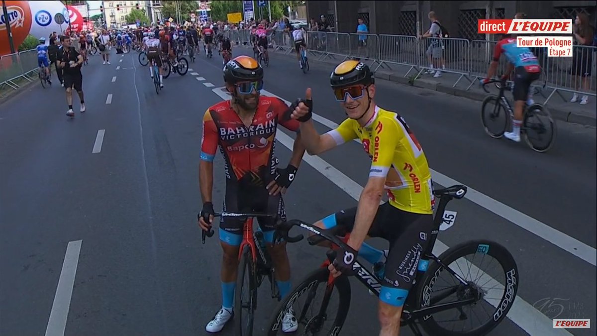 LRoisDuPeloton's tweet photo. Matej Mohoric (Bahrain Victorious) a déclaré qu'il ferait don de l'argent de sa courte victoire au classement général du #TourdePologne à des organisations caritatives venant en aide aux victimes des crues en Slovénie. 👛

#TdP2023 #TdP23 #TourdePologne2023 https://t.co/cAgxLgTwl6