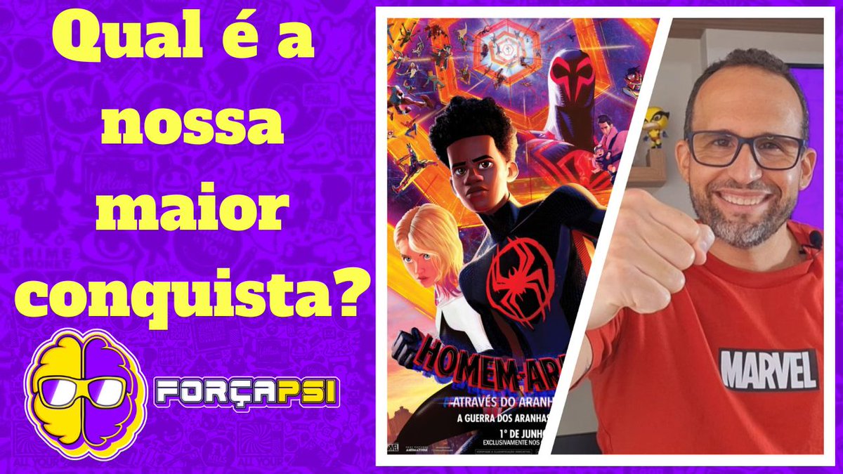 GUGAssaur's tweet photo. Olá amigos,

Hoje, no Força Psi, falo da psicologia na espetacular animação "Homem-Aranha:Através do Aranhaverso".
Assista! :)

https://t.co/FpSlnGZ4qg

#forcaPsi #psicologia #psicologianerd #psicologiageek #nerd #geek #homemaranha
#aranhaverso #marvel #animacao #milesmorales https://t.co/XUcpiZ9RPZ