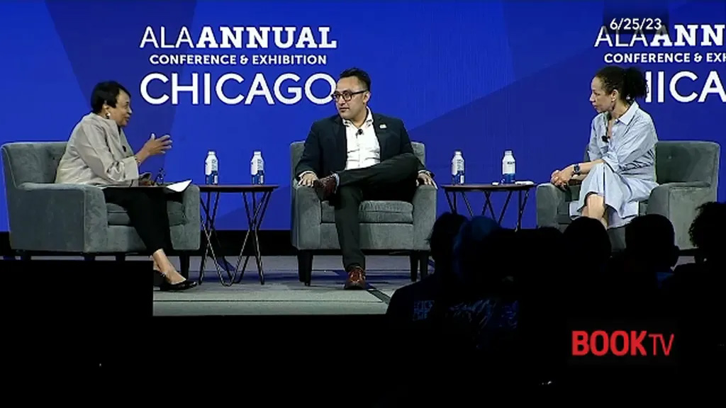 ALALibrary's tweet image. Airing Aug. 6th on C-SPAN2: 
An #ALAAC23 conversation about how the Obama Presidential Center Museum is reimagining the idea of a traditional presidential library with Director Dr. Louise Bernard, @ChrisBrownCPL and @LibnOfCongress.
@ObamaFoundation 
c-span.org/video/?529595-…