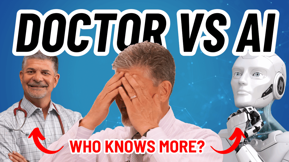 TheRamosLawFirm's tweet image. When we heard that AI could pass a medical exam, we decided to test its knowledge &amp;amp; pit it against Dr. Joseph Ramos, MD JD!  Check out the full video➡️ youtu.be/hTGJS6NTnqk
#doctorvsAI #artificialintelligence #AI #chatgpt #medicalexam #doctor #technology