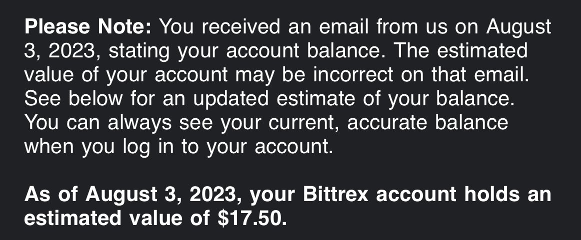 Trex on its deathbed still finding ways to rug me