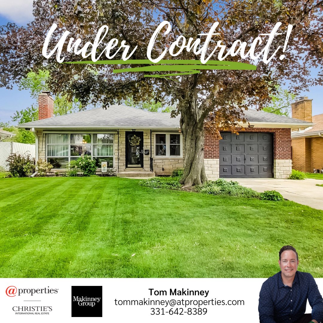 We are so excited for our clients on their Elmhurst home going under contract! 

If you are ready to make a move, call me at 331-642-8389.

#undercontract #makinneygroup #atproperties #buyahome #sellahome #elmhurstrealestate #elmhurst #realestate #realtor #chicagolandrealestate