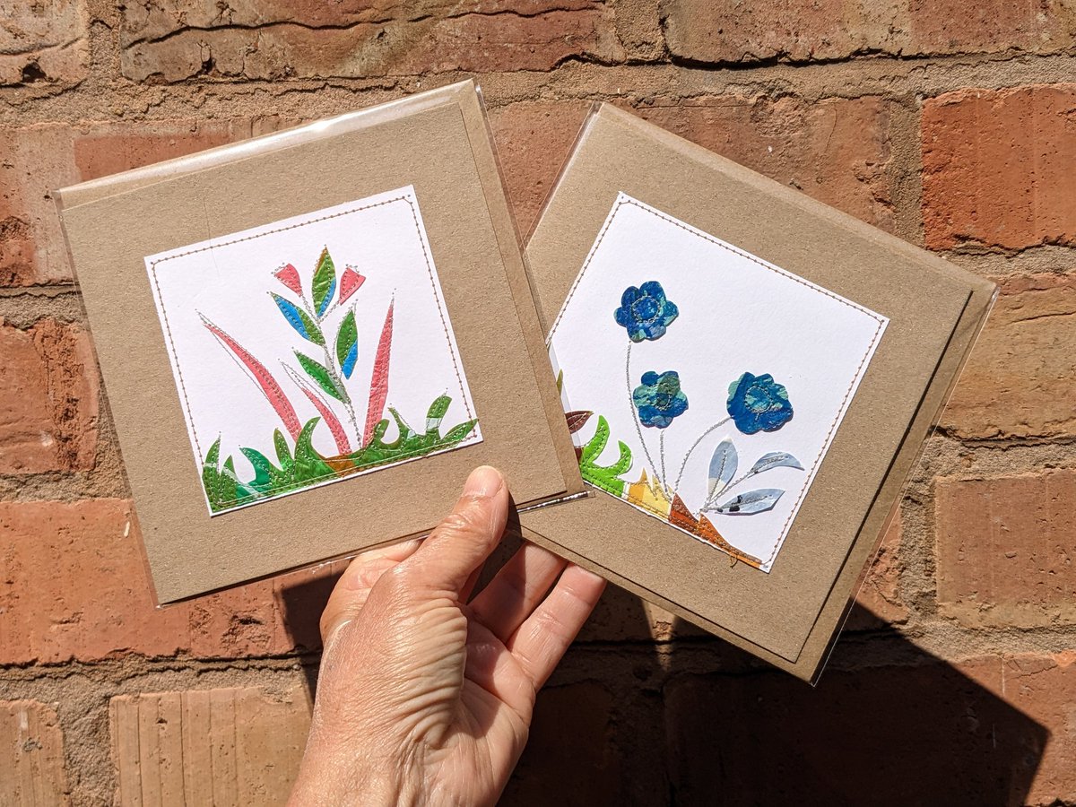 A delivery done today to Winston Gallery includes a selection of these collage cards.