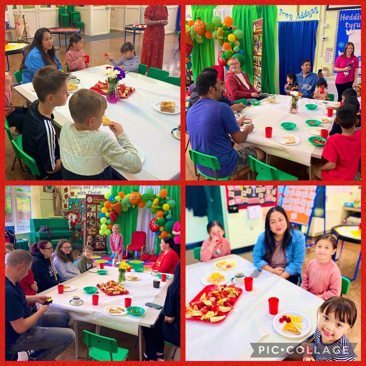 Illtyds_RC's tweet photo. #BCAFoodAndFun23
#Day9
Thank you to Mayor Malcolm Colbran, @jan_brill, @LisaShe03426121, Mrs Hopkins and Mrs Rowling who joined us today for our Friday Family breakfast @healthyschools_ @CTMHealthySch @JanineBrill @BishopHedleyRC
@CTMUHBDietetics
@ShelleyPowellRD
@MerthyrCBC https://t.co/ONot29ANKa