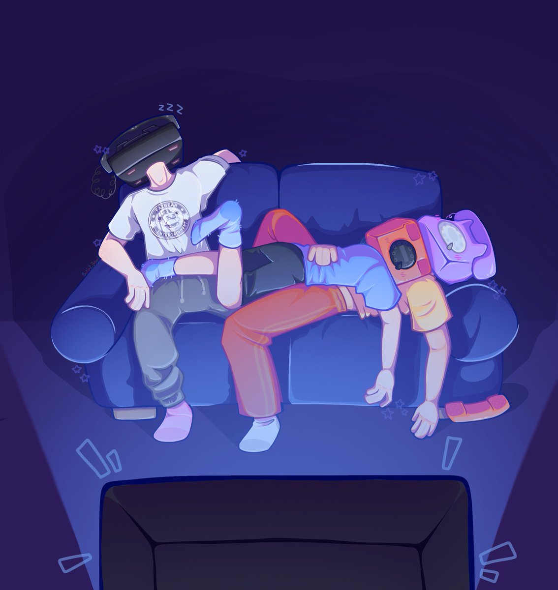 Boiled_bagel's tweet photo. What are they watching
#dsaf #dayshiftatfreddys #dsaf3 #dsafroger #dsafjake #dsafharry
Also went to the cipher hunt statue like a week ago :3 https://t.co/w9nQeJDHOv