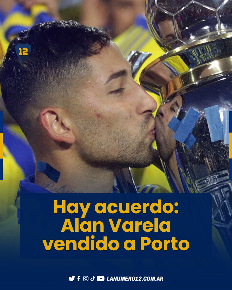 Boca vendió a Alan Varela a Porto.