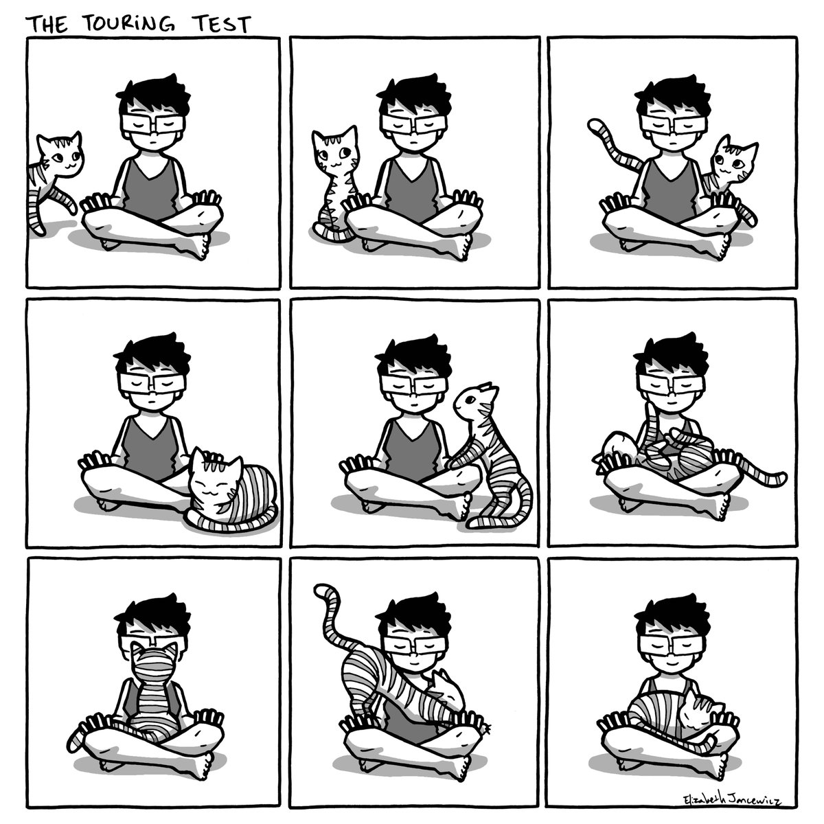 He knows exactly what I need out of a meditation
.
#meditation #catmeditation #beherenow #watchyourthoughtspassby #tabbycat