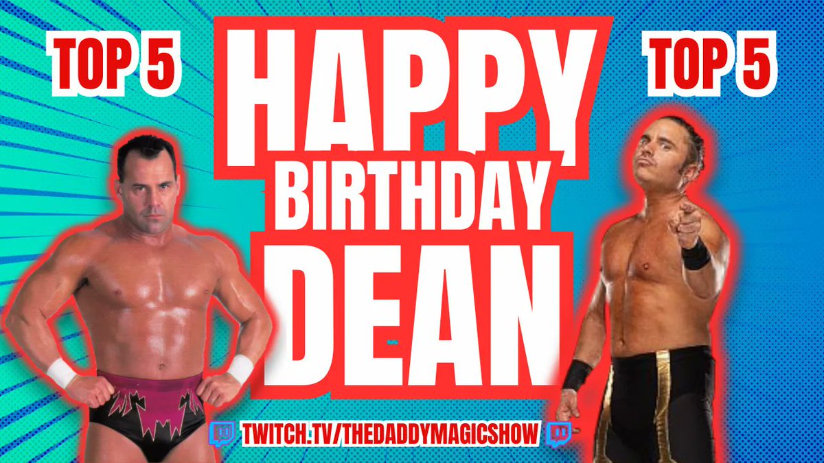 Tonight on #thedaddymagicshow we wish a Happy Birthday to the legend Dean Malenko and give Daddy's top 5 #deanmalenko moments!

9:00 pm EST right before #AEWRampage

#thedaddymagicshow