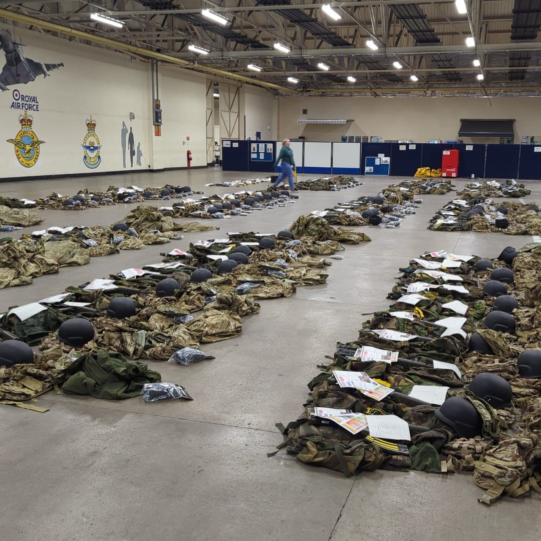 London Wg <a href="/LondonAirCadets/">London Air Cadets</a> have just begun their gigantic summer Ex, just in time for tomorrow's rain! 🫣