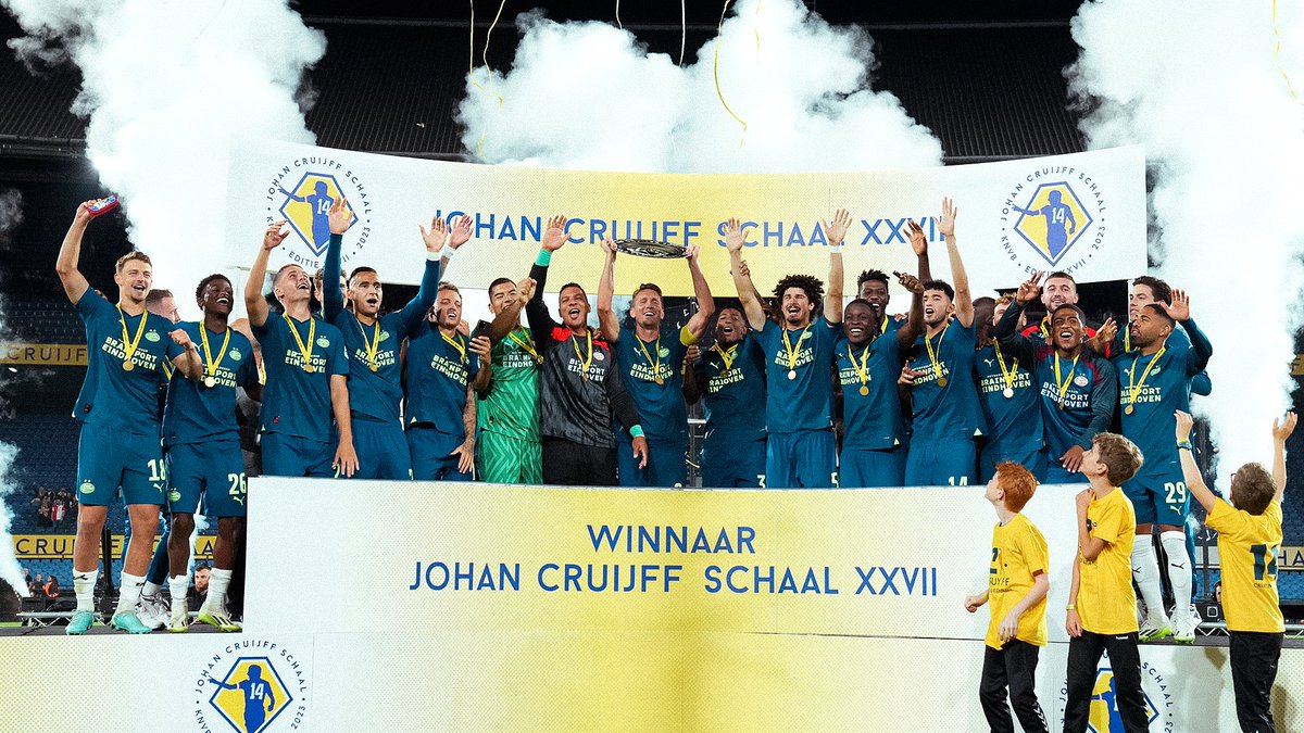PSV's tweet image. Johan Cruijff Schaal nummer 14 ✔️

#FEYPSV #JCS2023