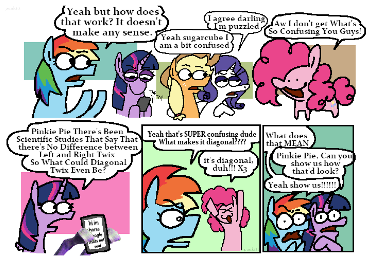 punkittdev's tweet photo. the gang gets snacks #mlp https://t.co/uv57ikNMsC