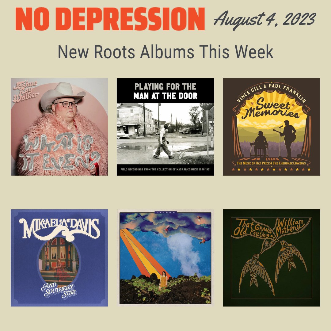 #newmusicfriday 🌕 Featuring @raywalkerjoshua @Folkways @VGcom @MikaelaDavis @BethBombara @William_Matheny! Latest Reviews: nodepression.com/album-reviews