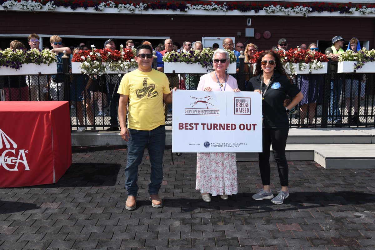 Congratulations Selvin, and the @morley_racing barn for winning the 7/28 @StonestreetFarm BEST Turned Out Award  #SaratogaRaceCourse @TheNYRA @NewYorkTHA
#caring4thepeoplewhocare4thehorses #saratoga2023 #NYRacing
@coglianesephoto