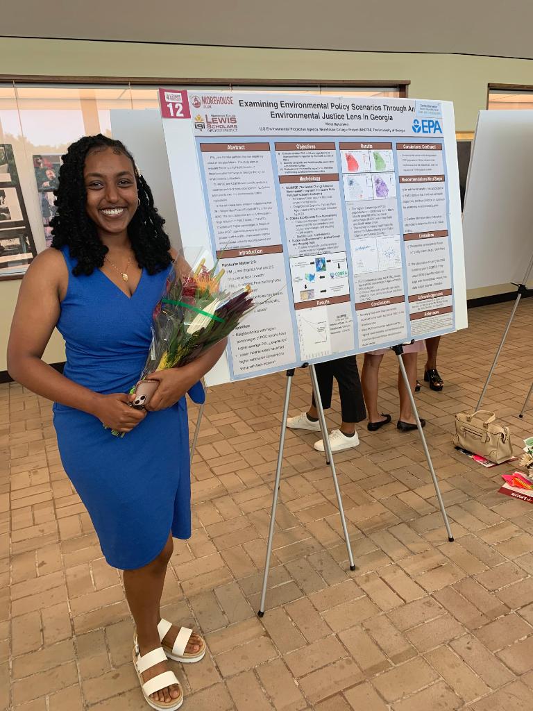 EPARegion4's tweet photo. Last week, @EPASoutheast celebrated students who completed EPA public health-focused internships at the 2023 @Morehouse Lewis Scholars' IMHOTEP Closing Ceremony. Projects ranged from studying asthma awareness programs to examining environmental policy through an #EJ lens. https://t.co/DRcxWU5aEf