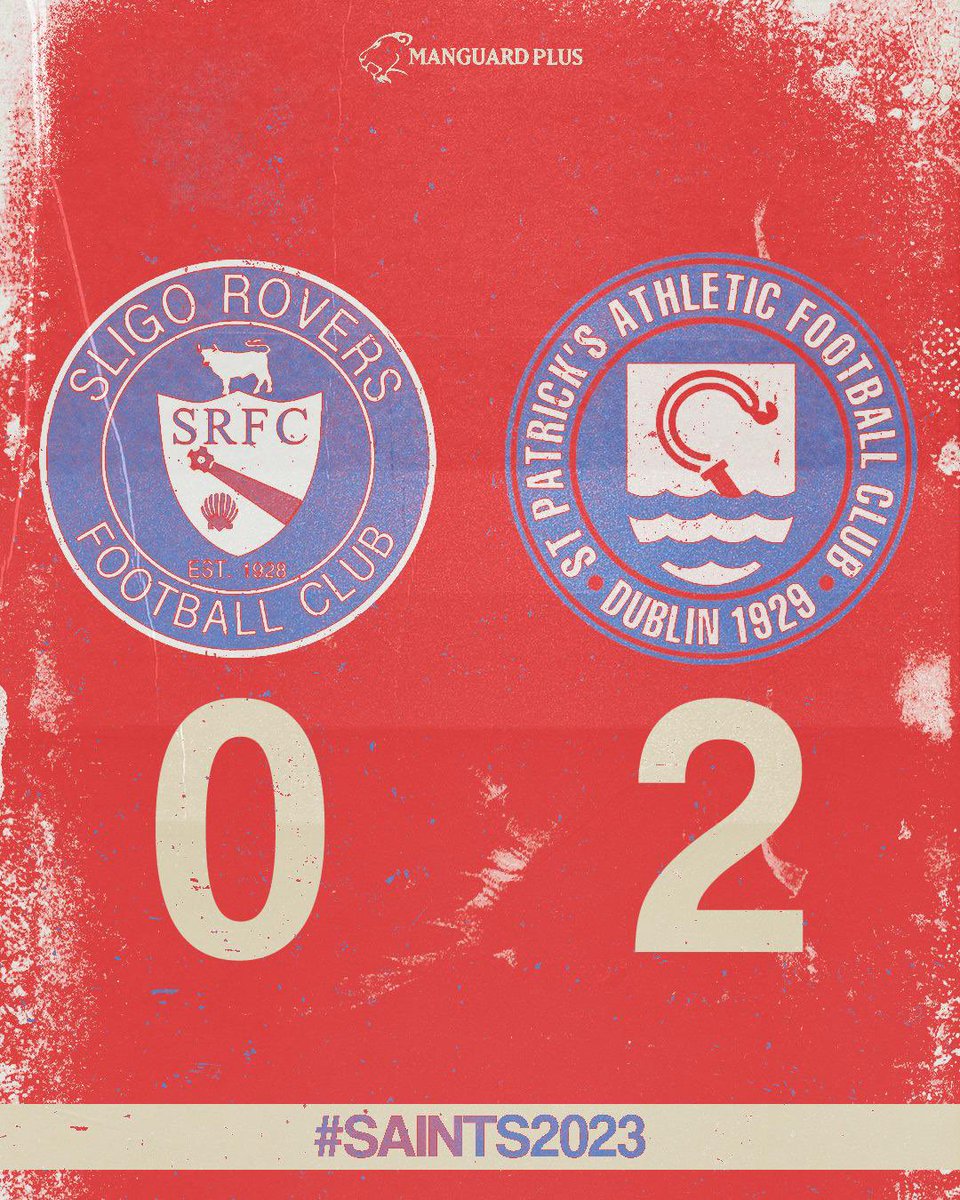A great win in Sligo! League table looks interesting too.  A big one next week!

Get the last few tickets now!

🎟️ stpatsfc.com/tickets.php?ft…