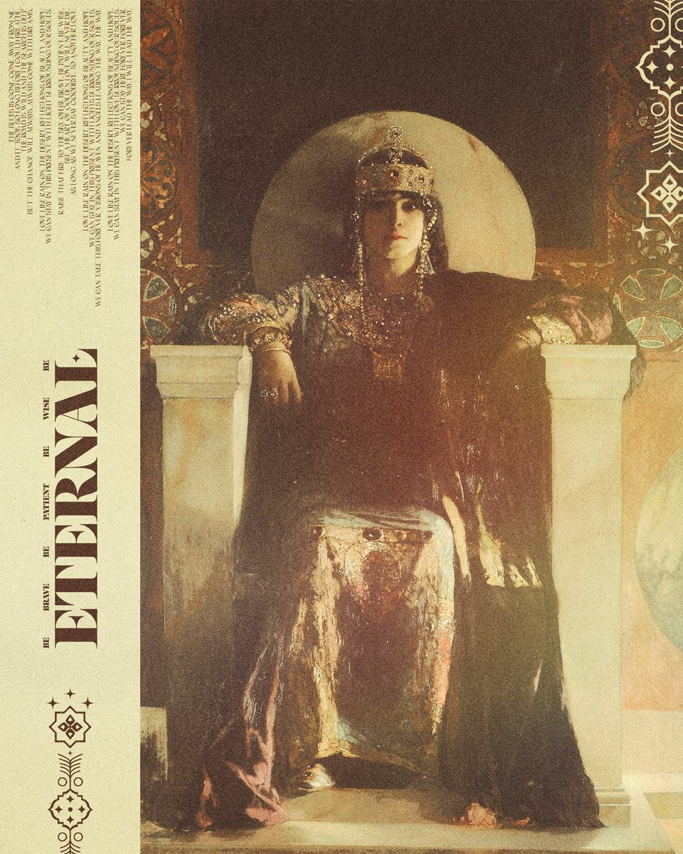 be brave, be patient, be wise, be eternal.