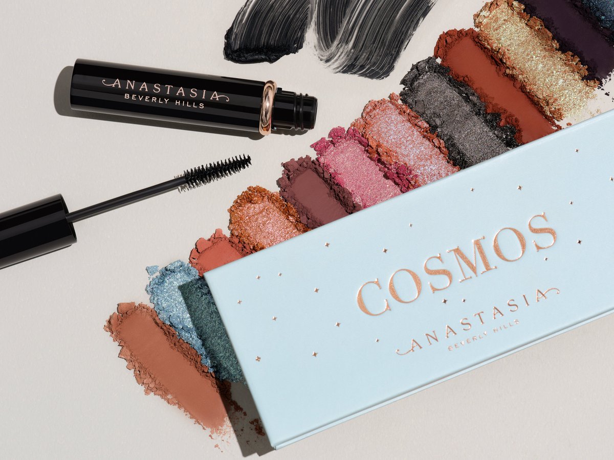 ABHcosmetics's tweet photo. The summer dream team ☀️👯 Add a shimmering pop of color with Cosmos and finish off your look with NEW #ABHLashSculpt Mascara for perfectly sculpted lashes every time✨

Both available NOW at the link in bio! 💻

#ABHLashSculpt #ABHCosmos #AnastasiaBeverlyHills https://t.co/5O1aGhAkUv