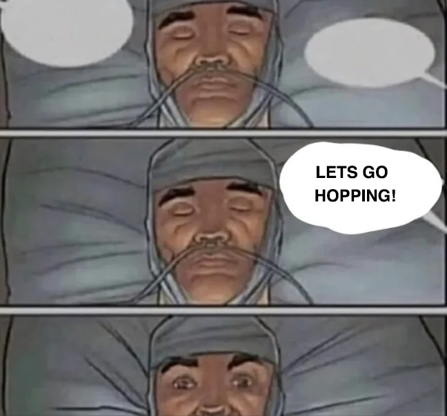 When you hear that sound... 🐸

It's $HOPPY time! 💫