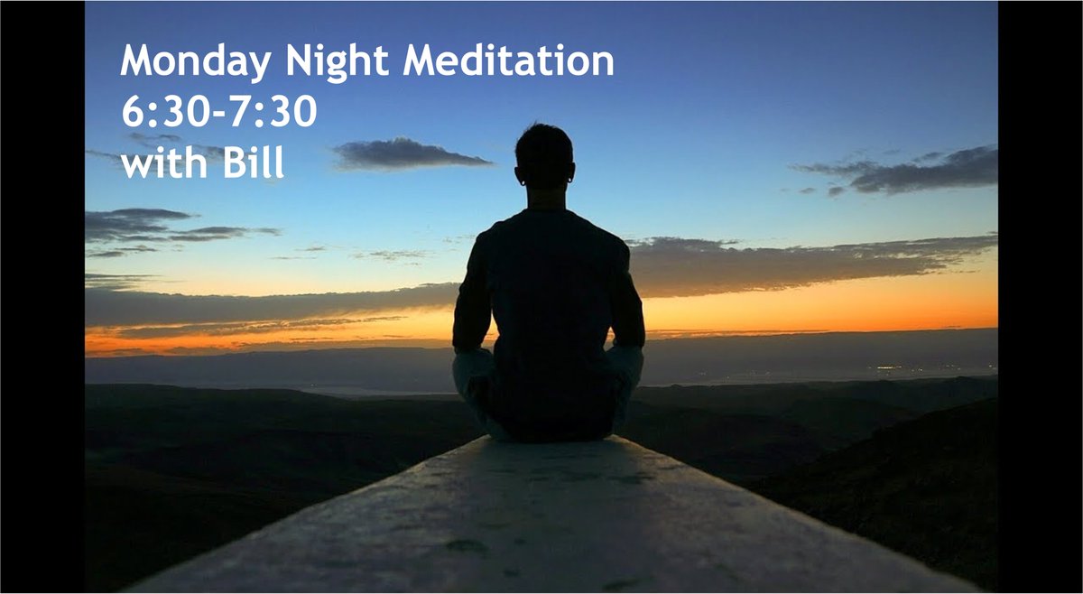 StressReduction's tweet photo. Join Bill for an online meditation class this Monday night (PST) 6:30-7:30. The class includes a half hour teacher-led meditation, a short talk, and discussion.

Join Zoom Meeting Link:
https://t.co/j6FOfdccWg https://t.co/B6k0nD7QFb