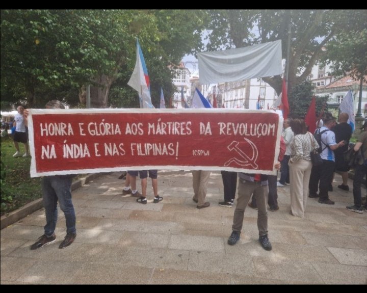 CamaradaYoldas's tweet photo. Campanha internacional.
Honra e Glória aos mártires da revolução na Índia e nas Filipinas!
#ICSPWI #CIAGPI #CPIMAOIST https://t.co/JVy6wTDVFI