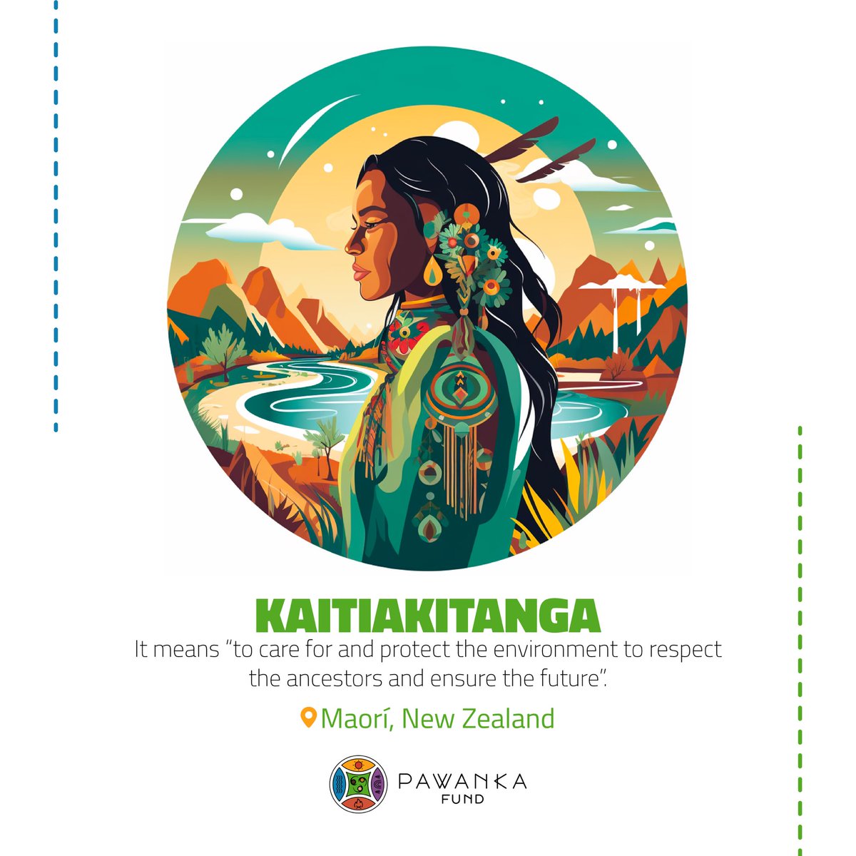 pawankafund's tweet photo. Introducing "KAITIAKITANGA" - a Maorí word. 🌟

Discover the profound meaning of "KAITIAKITANGA" from the Maorí community of New Zealand. It embodies the essence of caring for and protecting the environment, respecting ancestors, and securing a sustainable future. https://t.co/F37LOP0qzb