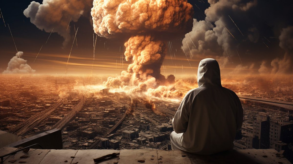 FranksAIArt's tweet photo. Chilling as the World Ends #ai #aiart #AIArtwork  #aiartcommunity https://t.co/lTTMEYMpFg