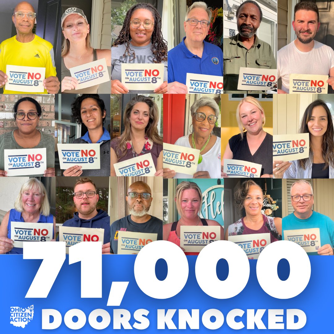Knock, knock! "Who's there?"
It's democracy." 🇺🇸 🇺🇸 🇺🇸 
Now, let's finish this campaign with a flourish by showing up at the polls and making your voice heard. #VoteNOonIssue1 #VoteNOinAugust