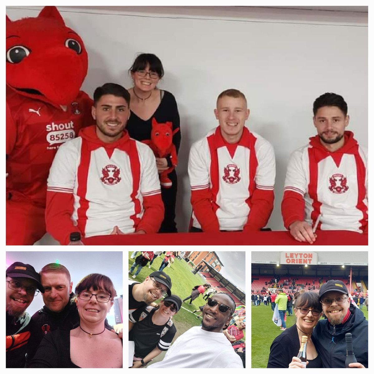 samw1984's tweet photo. Absolutely doesn't cover every moment of last season, nor does it include everyone (watch out for the camera peeps), roll on tomorrow and making more memories, can't wait for our quad squad to be back together & on the road/trains again 💙 #toomanytootag #lofc https://t.co/PnywfAAErD