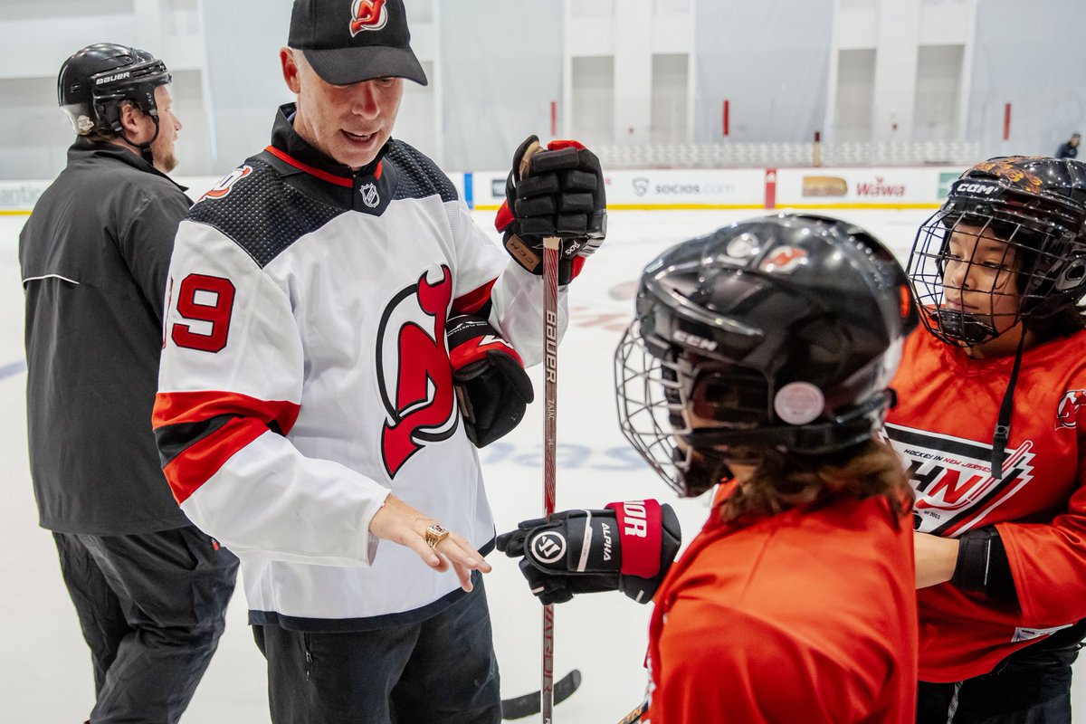 NJDevils's tweet photo. Did you say yutes???   We had an amazing week of camp with @HockeyinNJ and all of our special guests who participated with our campers both on and off the ice. https://t.co/iMZ1eNqKTL