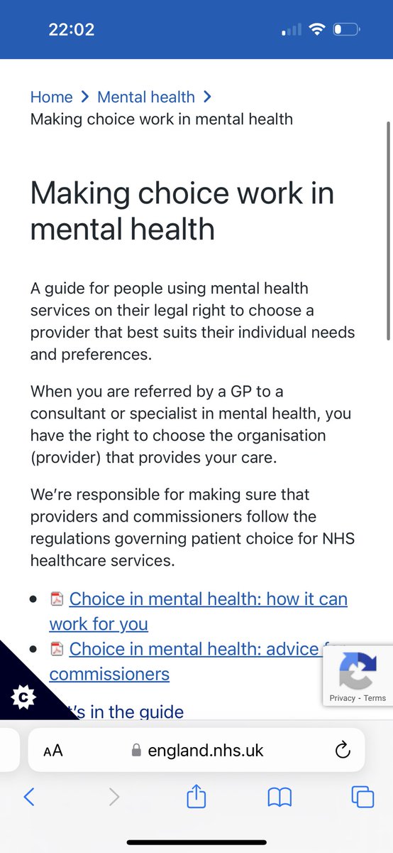 This is good though . I’ve right to choose hertfordshire and I have an assessment coming up and I might actually get some decent care