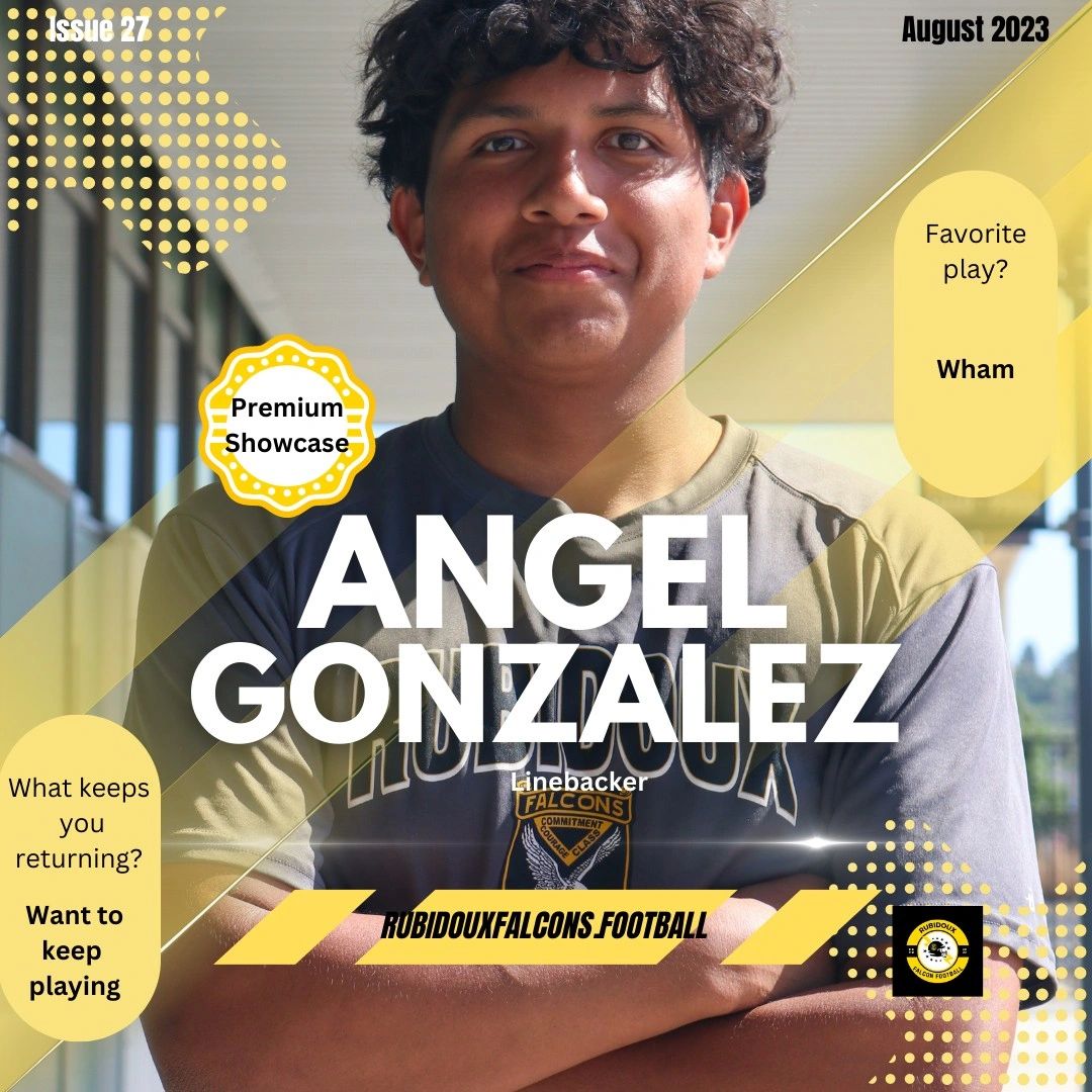 RubidouxFootb's tweet photo. Don't let the smile fool you... Angel can pack a punch as a linebacker! 🥊 Please help the Falcons today with an online donation! #CCC #DouxBlvdFootball

https://t.co/X5CaNjIXI9 https://t.co/q0afxTChcj
