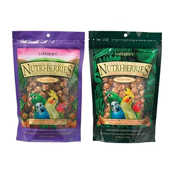 I just received LAFEBER'S Nutri-Berries Parakeet, Cockatiel, Lovebird & Conure Food 2 Flavor Variety Bundle, (1)  Papaya Pineapple Mango, Cranberries Apricots Dates, 10 Ounces from Anonymous via Throne. Thank you!  #Wishlist #Throne