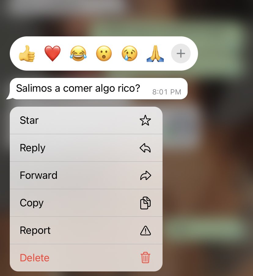 el tipo de mensajes que me gustan