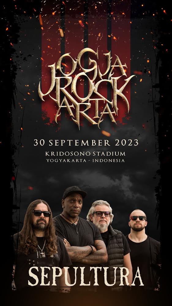 Excited to play 🇮🇩JogjaROCKarta🇮🇩

Tickets at sepultura.com.br/tour-dates