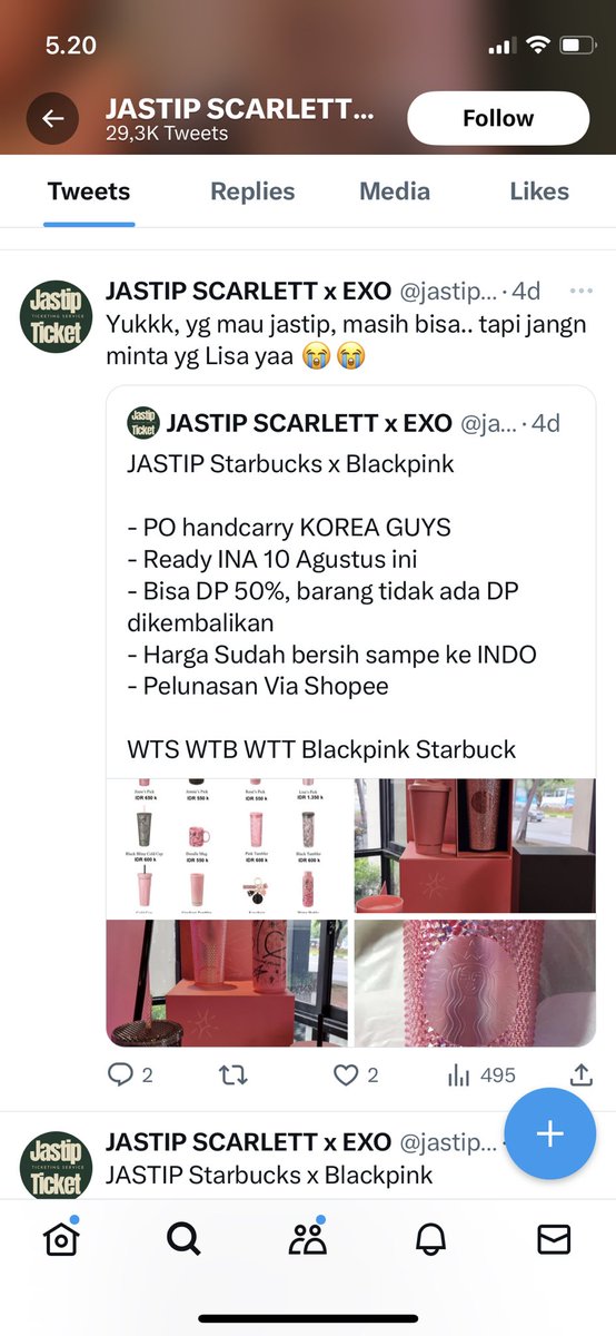 velvetxme's tweet photo. SCAMMER JASTIP WTS STARBUCKS BLACKPINK ‼️

@jastippticket_
@vvorvendetta_

EH SI BABI DAVID VIBRA,LU NIPU BANYAK CUST LU AJG

REK SEABANK 901859184415

NIH SEKALIAN REKENING YANG GA LU KASIH BISA KETEMU

REK MANDIRI 1060016515481
NO HP https://t.co/PCTC7g4rs7

BOM AJA TUH WA https://t.co/vn3X6FxYNf