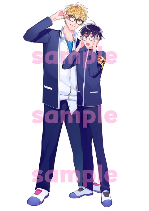 A3()様主催ワル/ヤンキーのギャップ萌えめがねBLフェア特別描き下ろしイラストグッズ販売中期間:7月21日(金)～8月13日(日)開催店舗:グラフアートショップ池袋本店通販サイト:詳細はこちら: 