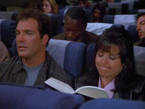 ThisThirsty's tweet photo. Air Travel was a constant theme throughout all 9 seasons of Seinfeld. Lots of iconic moments from all the main 4. Choose ONE 🥨✈️ https://t.co/87728JvQ4I