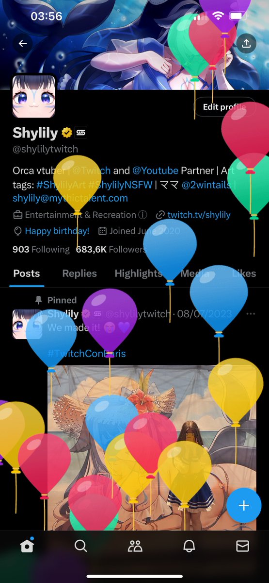 shylilytwitch's tweet photo. ITS MY BIRTHDAAYYYY 

Thank you guys for this amazing year! 
Love you all!! 💕💕💕🎉🎉🎉

WOMP WOMP https://t.co/tADTf3ZpF5