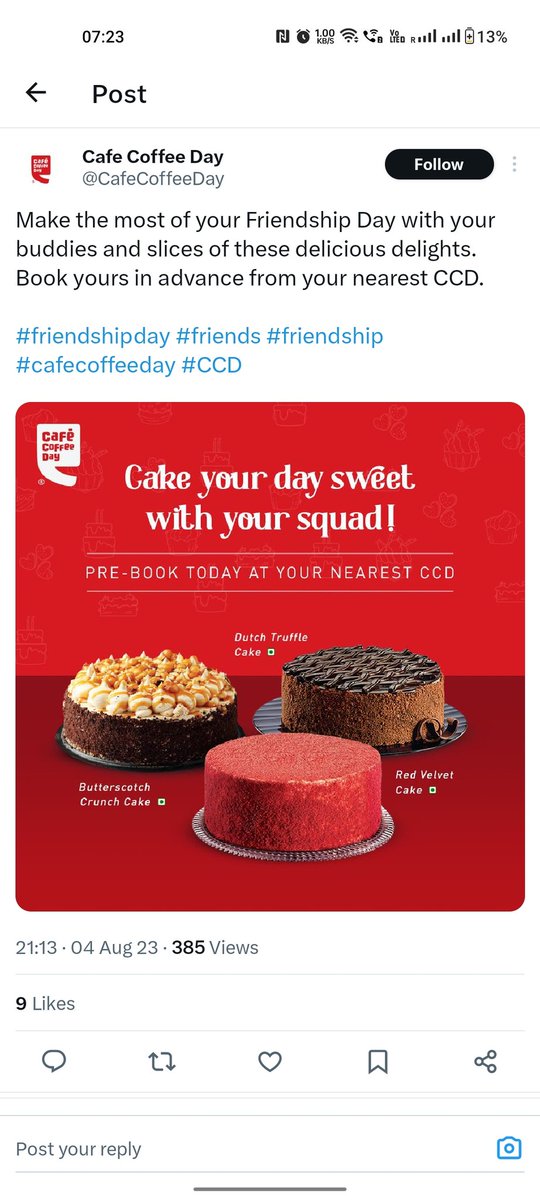 ADhelriya's tweet photo. When I asked him to at least give me a look at the expiry date, he refused.
Pathetic experience at @CafeCoffeeDay
Such experiences hamper the brand image that I carried and now it's time we searched for a better option out in the market https://t.co/RQo4lem2y6