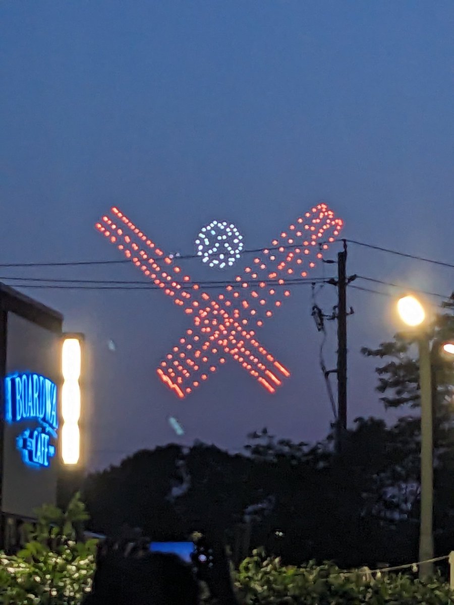JoannaLavoie's tweet photo. Cool #drone show at Woodbine Park tonight! 🧵#BeachTO https://t.co/u4ifQUdnY4