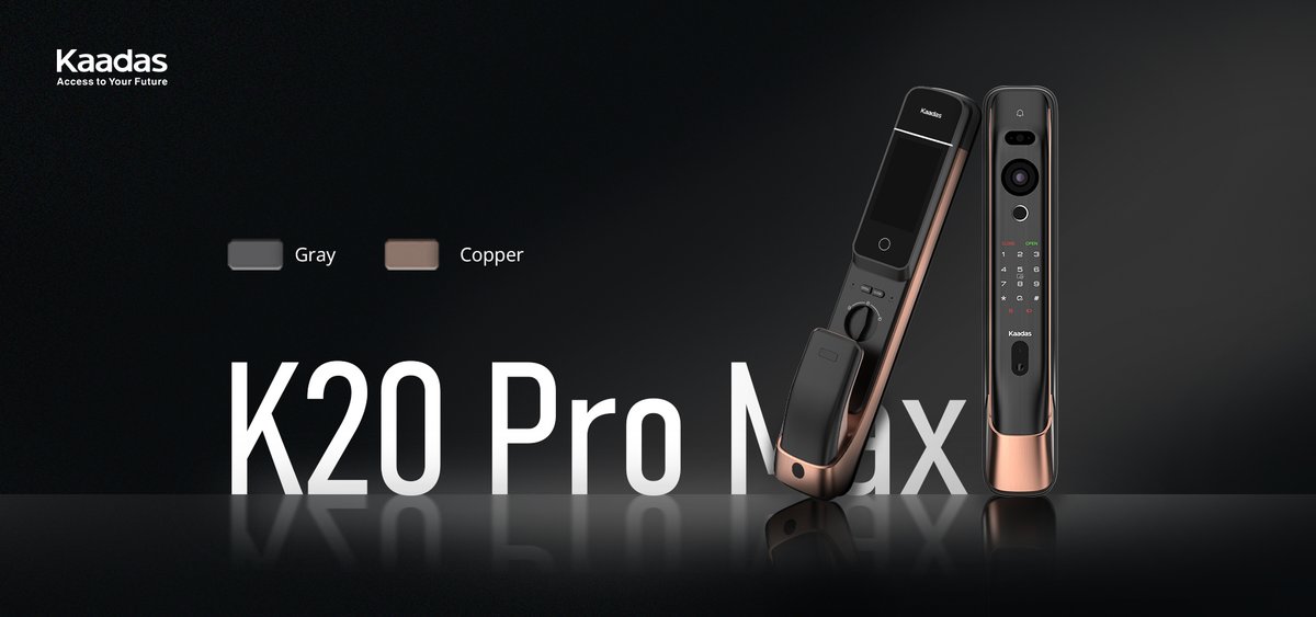 KaadasOfficial's tweet image. Protect your home with Kaadas K20 Pro Max – the ultimate convenience and security. It offers nearly all the functions you require.

Kaadas Official Site: kaadasgroup.com

#Kaadas #Kaadaslock #wifilock #smarthome #iot #homeautomation #mortiselock #facerecognitionlock
