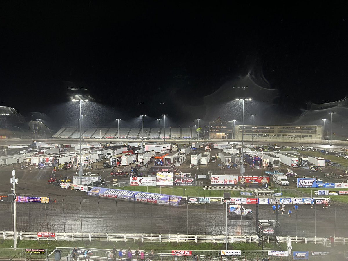 And we have rain.