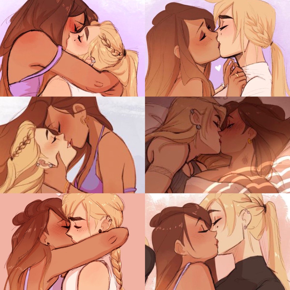 ohoneypls's tweet photo. i like to draw my ocs kissing 🥰 https://t.co/7ToJrxTjkF
