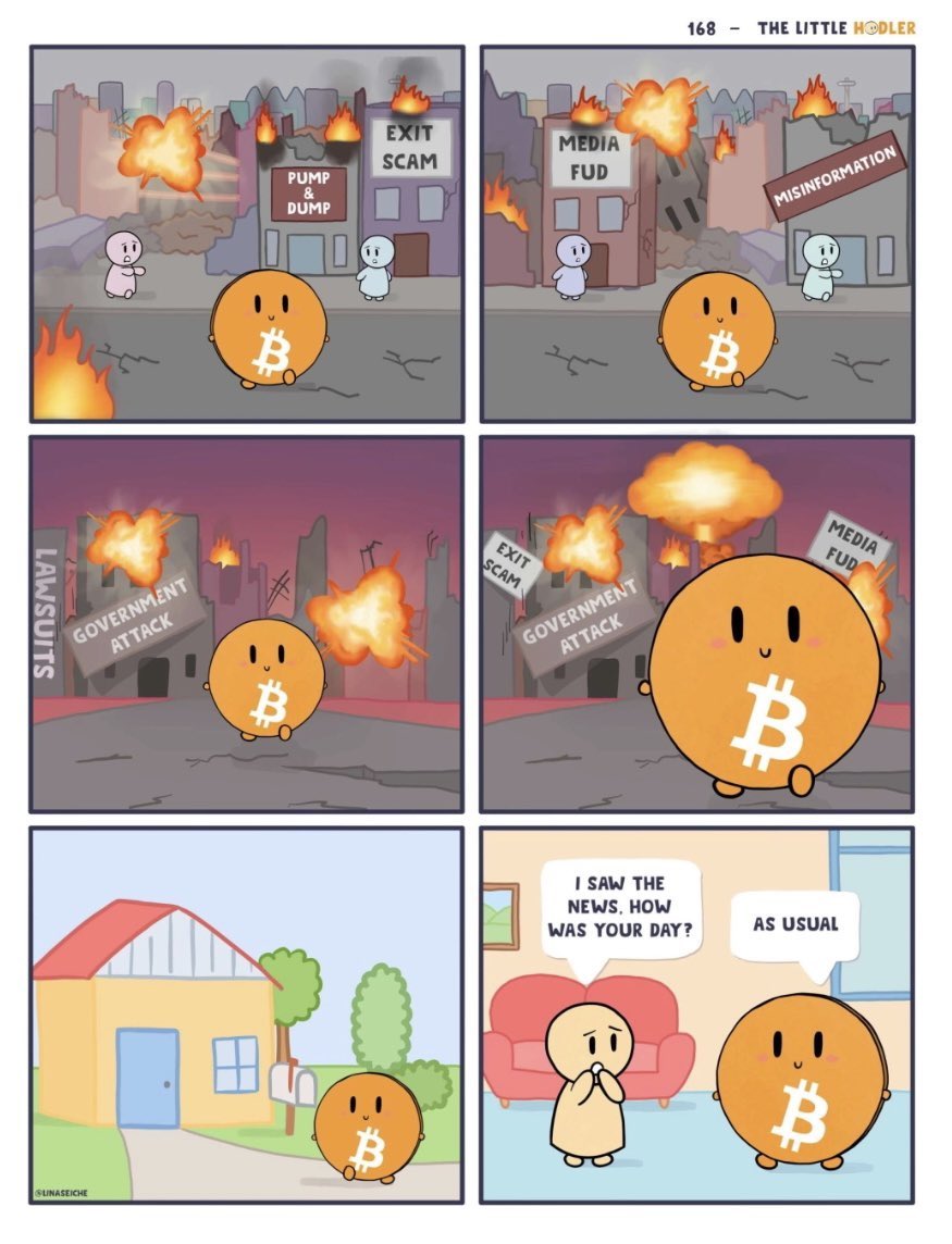 Bitwux's tweet photo. 这些年有两个非常大的感悟：

第一个，不是优胜劣汰，而是异胜同汰。没有更好，只有不同。

一旦你把「优」给去掉，就不再需要跟人比，不一定非要在主流叙事里站到金字塔顶端。好好想想自己，反而获得更大自由。

另外一个是把坚持本身当目的。差异化在哪这个问题，很多人不是想不清楚，而是不知道如何做或者不能很好坚持。

但说真的，前方道路并不拥挤，因为坚持的人真的不多！

世之奇伟瑰怪常在于险远，而人之所罕至焉！just hold #BTC ！

#Bitcoin #HODL